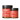 Two amber glass supplement jars with black lids and orange labels from North Hound Life, labeled Immune Support + for dogs, on a plain white background.