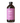 Omega 3 + oil for dogs in amber coloured plastic bottle with black plastic cap, wrapped in pale pink label with white text