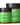 Two amber glass supplement jars with black lids from North Hound Life, featuring green labels for Whole Health Bovine Colostrum in 25g and 75g sizes, on a white background.