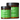 Two amber glass supplement jars with black lids from North Hound Life, featuring green labels for Whole Health Bovine Colostrum in 25g and 75g sizes, on a white background.