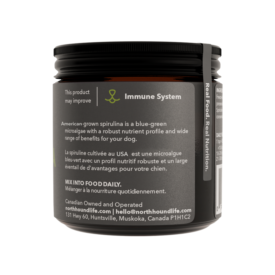 Spirulina for dogs Natural Superfood North Hound Life Your dog's